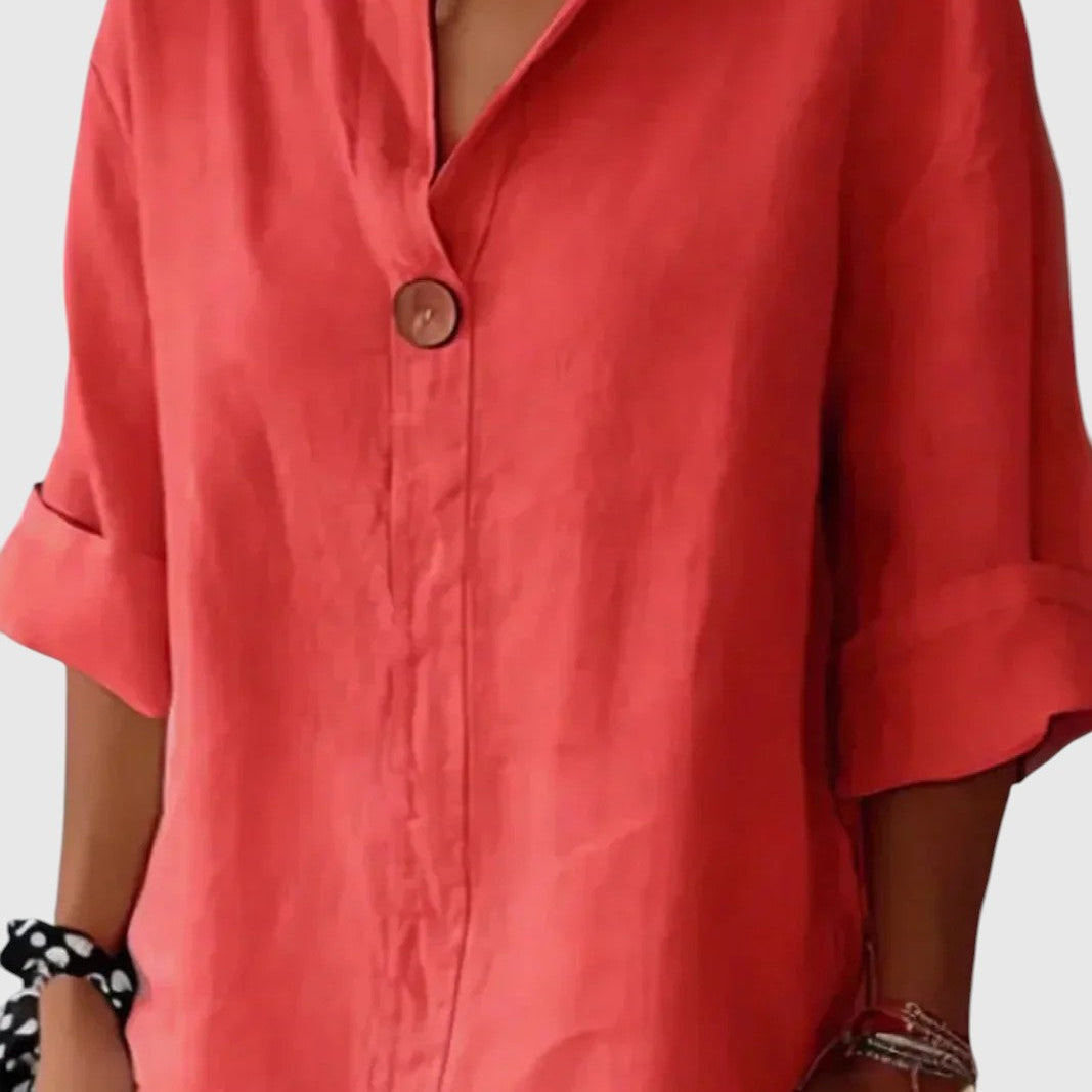 Zamma™ | Volná lněná halenka