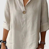 Zamma™ | Volná lněná halenka