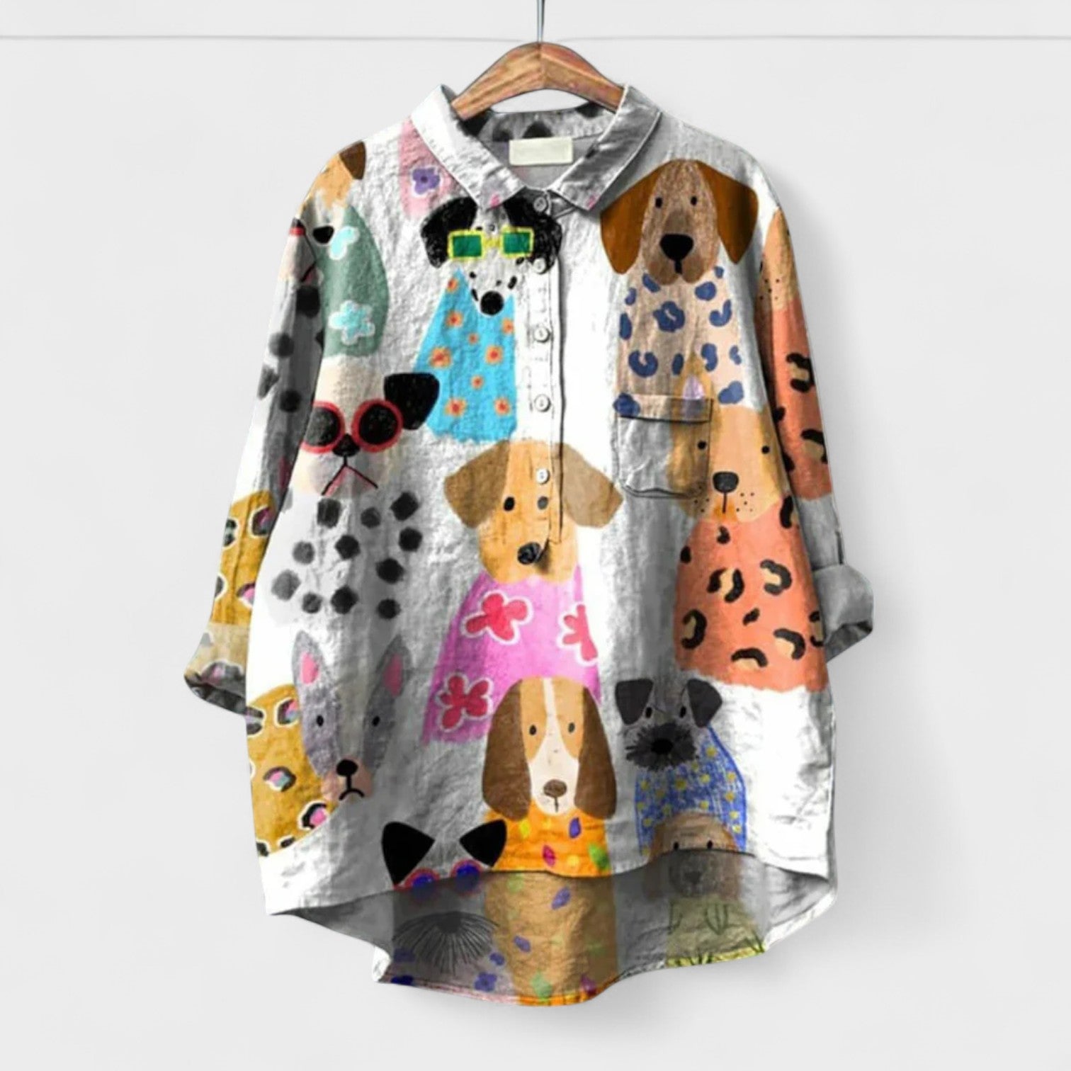 Elisabete - Ženska košulja s uzorkom