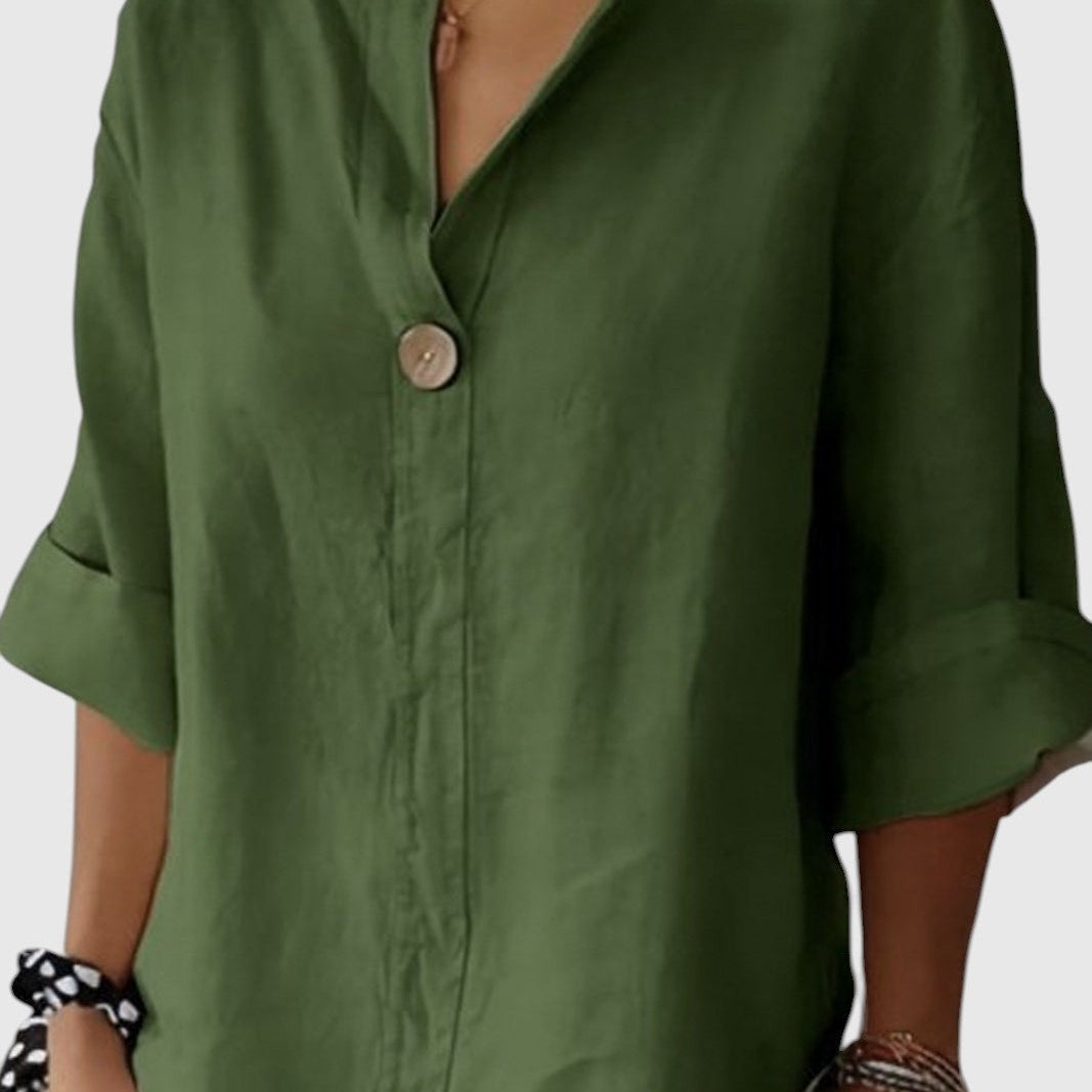 Zamma™ | Volná lněná halenka