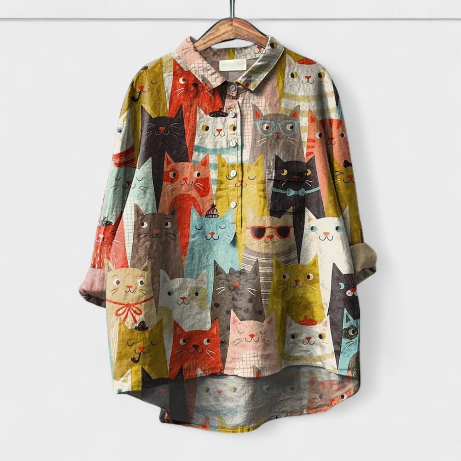 Elisabete - Ženska košulja s uzorkom