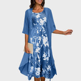 Ângela | Vestido Floral & Blazer Leve