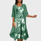 Ângela | Vestido Floral & Blazer Leve