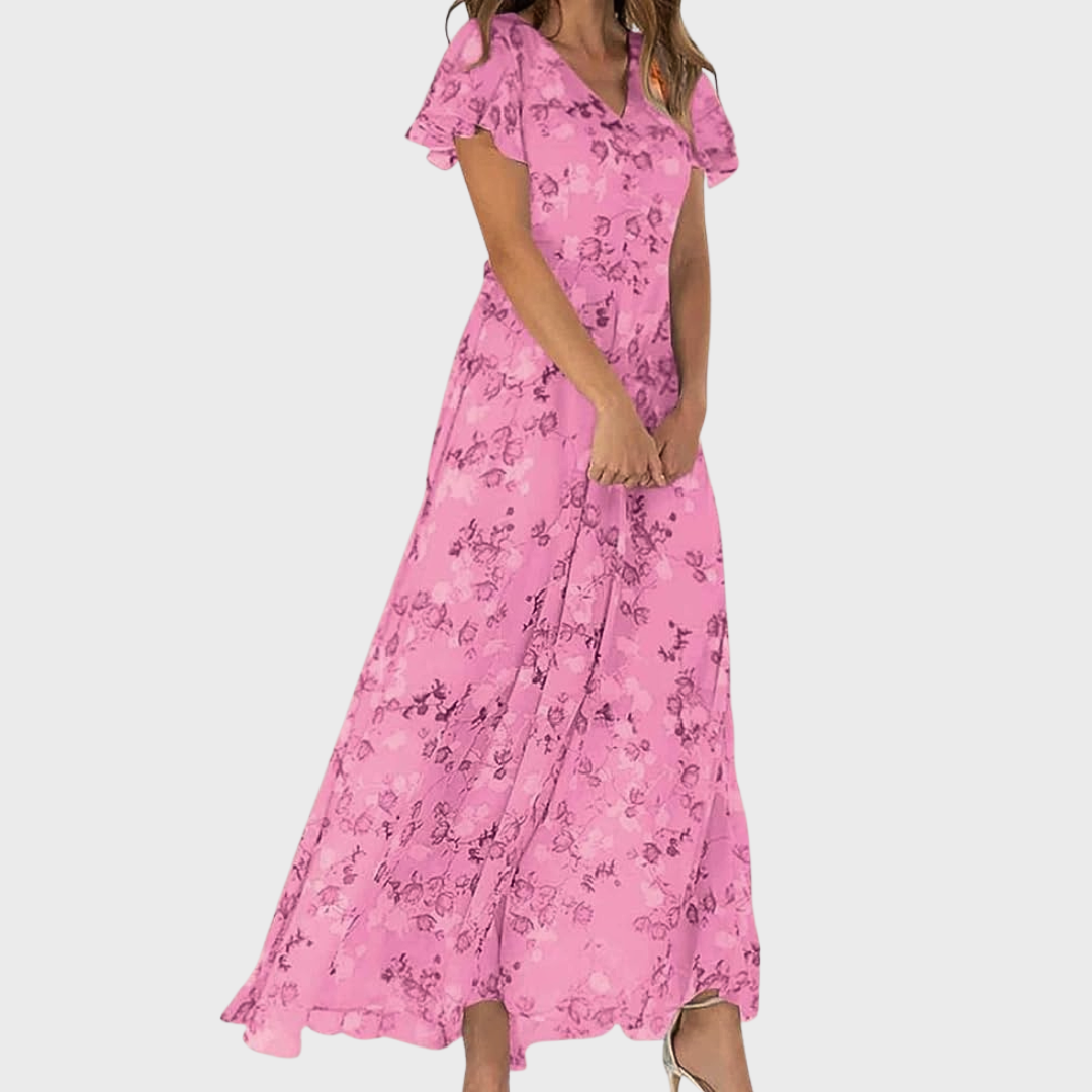 Inês | Elegantna haljina s efektom oblikovanja