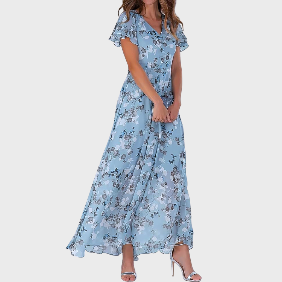 Inês | Elegantna haljina s efektom oblikovanja