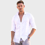Leonardo | Camisa de Linho Casual para o Verão