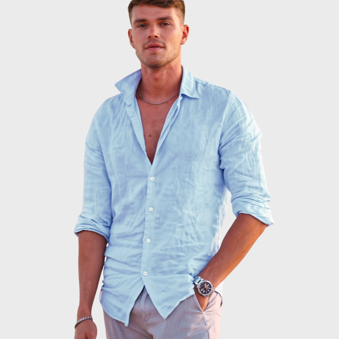 Leonardo | Camisa de Linho Casual para o Verão