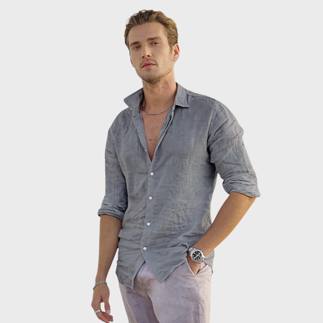 Leonardo | Camisa de Linho Casual para o Verão