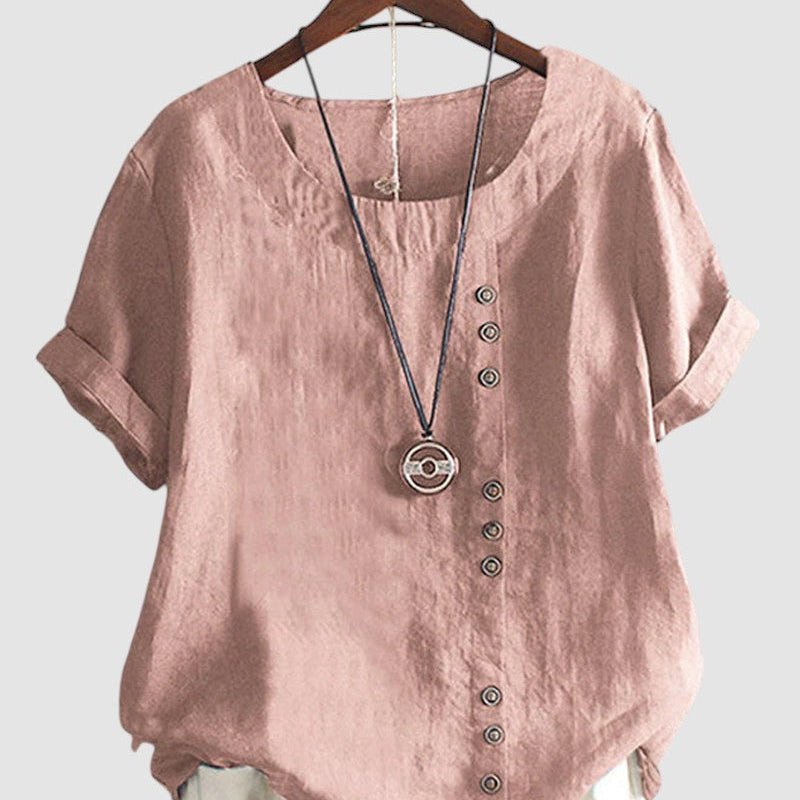 KAYLA™  | Dámská halenka s krátkým rukávem