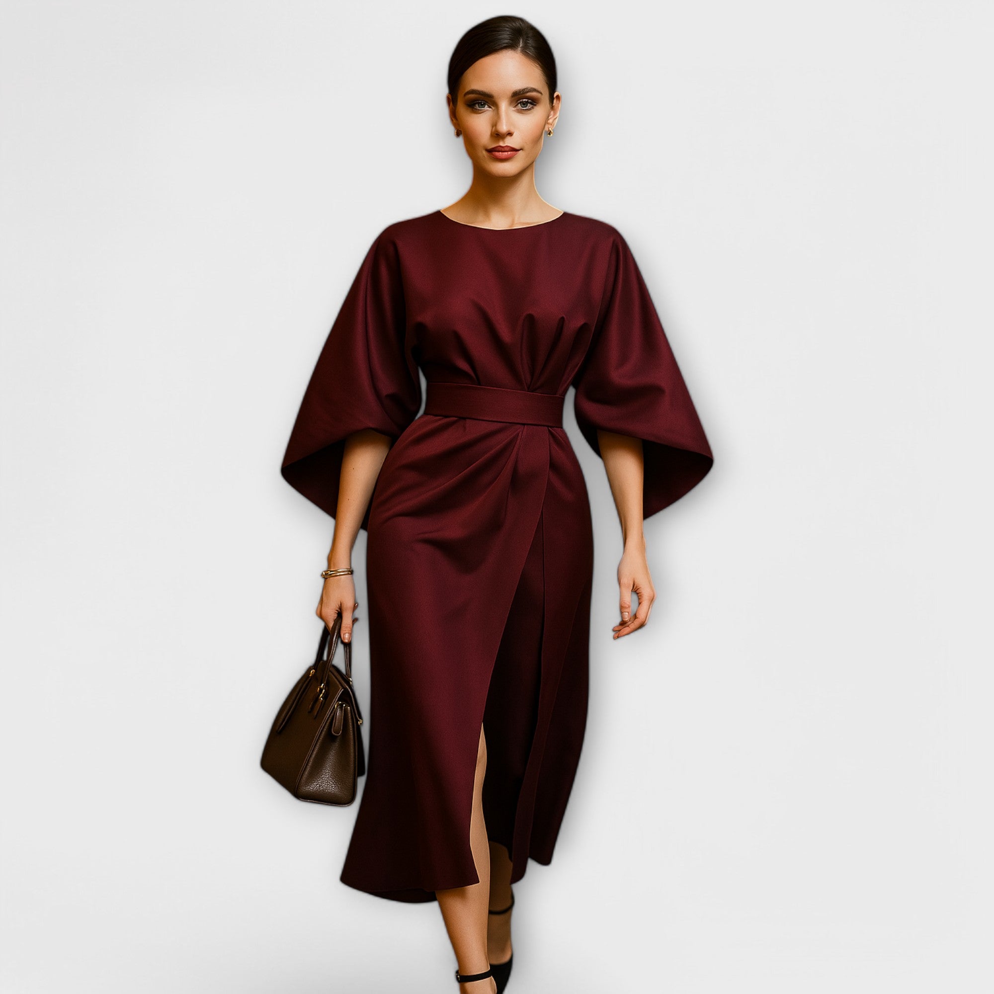 Sonia - Elegantna haljina s rukavima