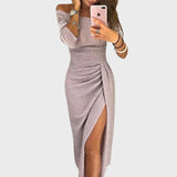 Isadora | Vestido de Noite Elegante com Ombros Descobertos