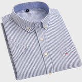 Mateus | Camisa Clássica de Algodão com Padrão