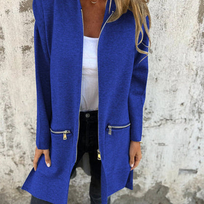 Elisa - Opuštena i udobna pletena jakna s kapuljačom