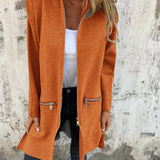 Elisa - Opuštena i udobna pletena jakna s kapuljačom