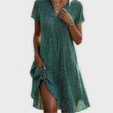 Filipa | Vestido Camisa de Mangas Curtas