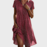 Filipa | Vestido Camisa de Mangas Curtas