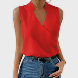 Márcia | Top de Verão Suave com Decote em V