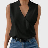 Márcia | Top de Verão Suave com Decote em V