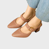 Rosália | Sapatos de Salto Ortopédicos com Suporte