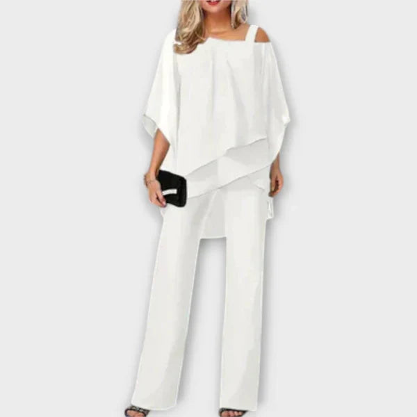 Chiffonové večerní souprava