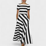 Marina – Pruhované letní šaty