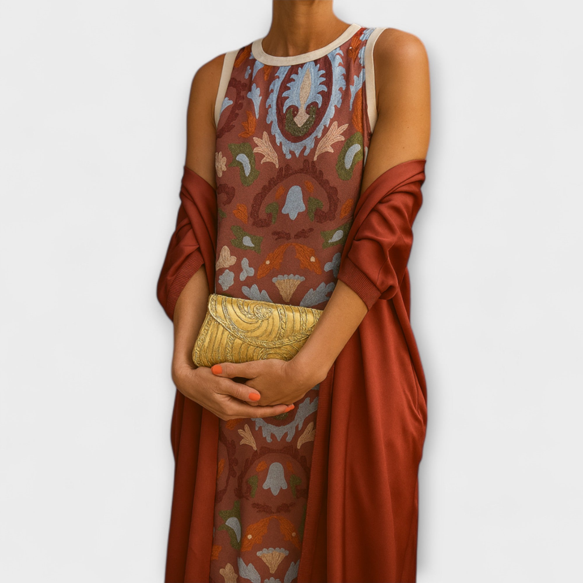 Rafaela – Elegantna duga haljina s odgovarajućim sakoom