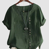 KAYLA™  | Dámská halenka s krátkým rukávem