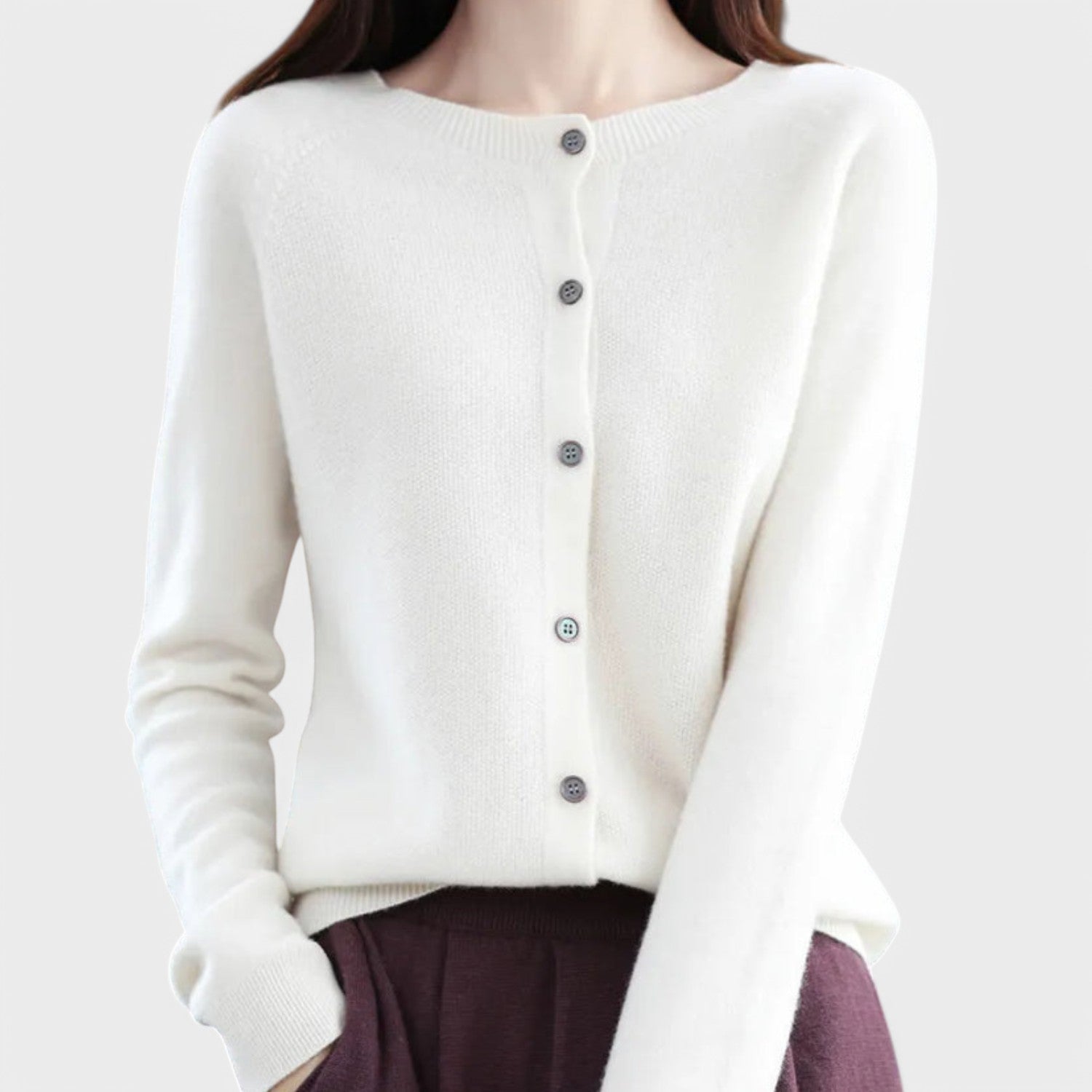 Jessica - Pleteni kardigan od kašmira