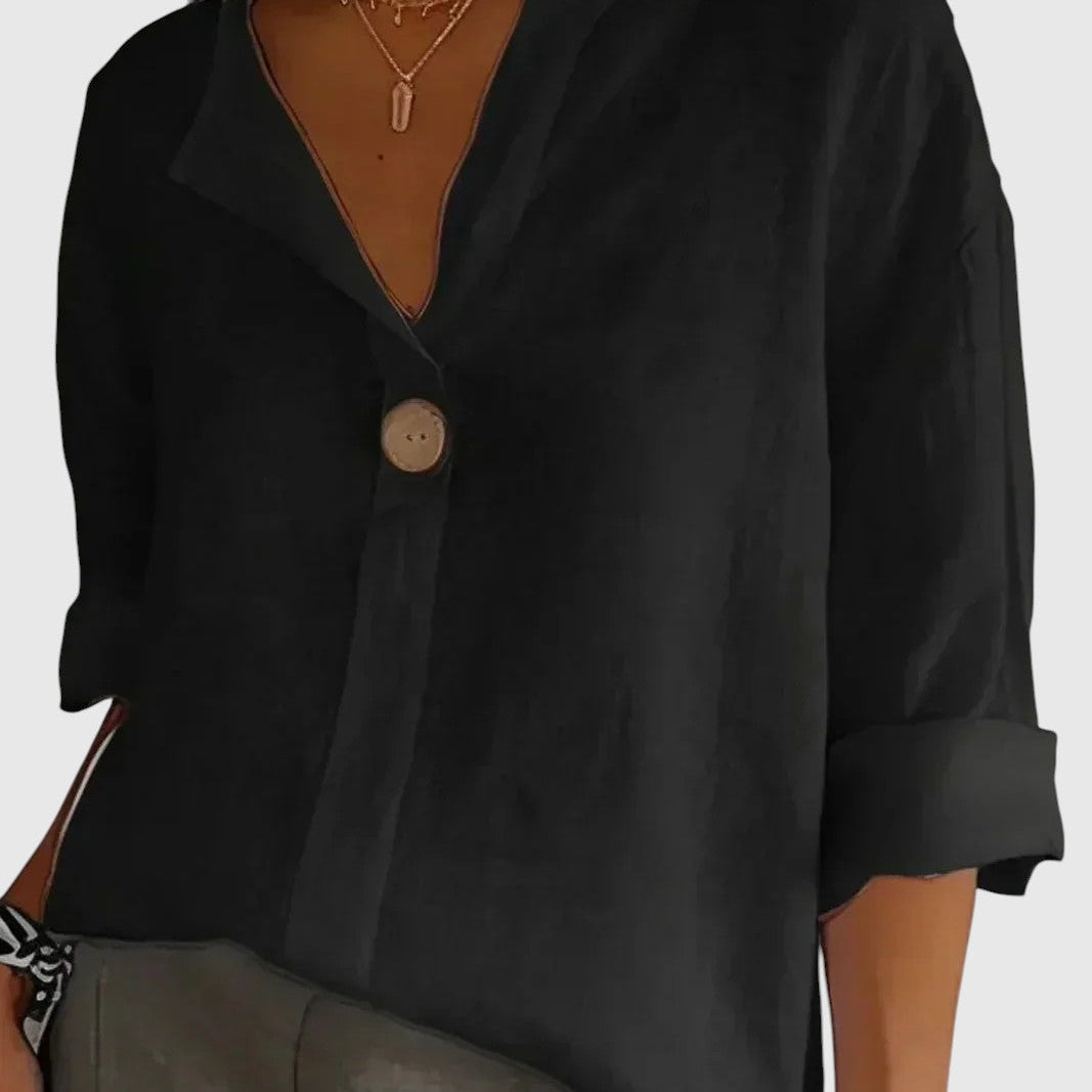 Zamma™ | Volná lněná halenka