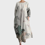 Sara | Vestido de Algodão Colorido