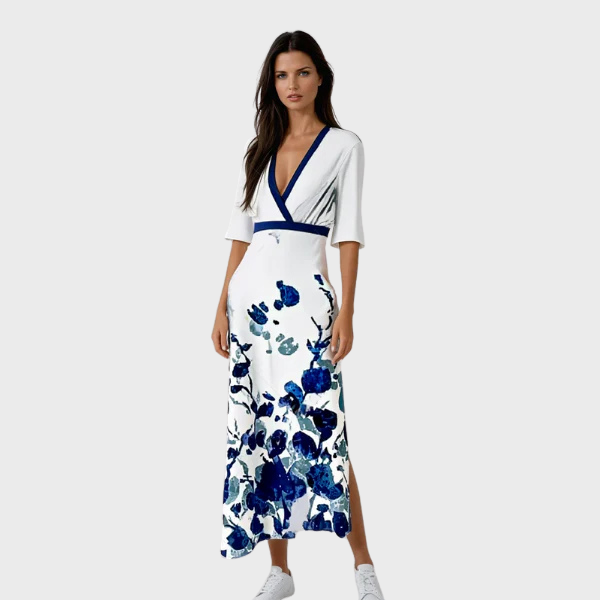 Estela | Elegantna haljina kratkih rukava