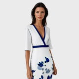 Estela | Vestido Elegante de Manga Curta