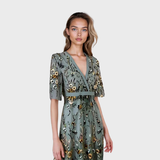 Estela | Vestido Elegante de Manga Curta