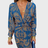 Vanessa | Vestido Envelope Boho Luxuoso