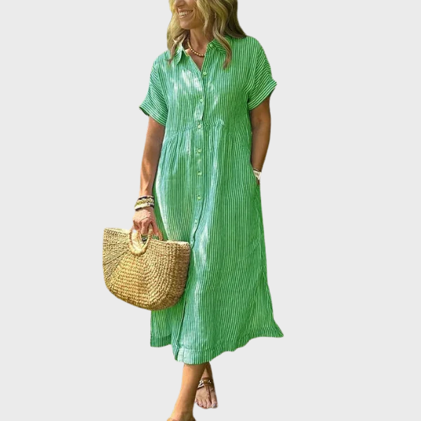 Clara | Prugasta košulja s gumbima