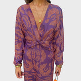 Vanessa | Vestido Envelope Boho Luxuoso