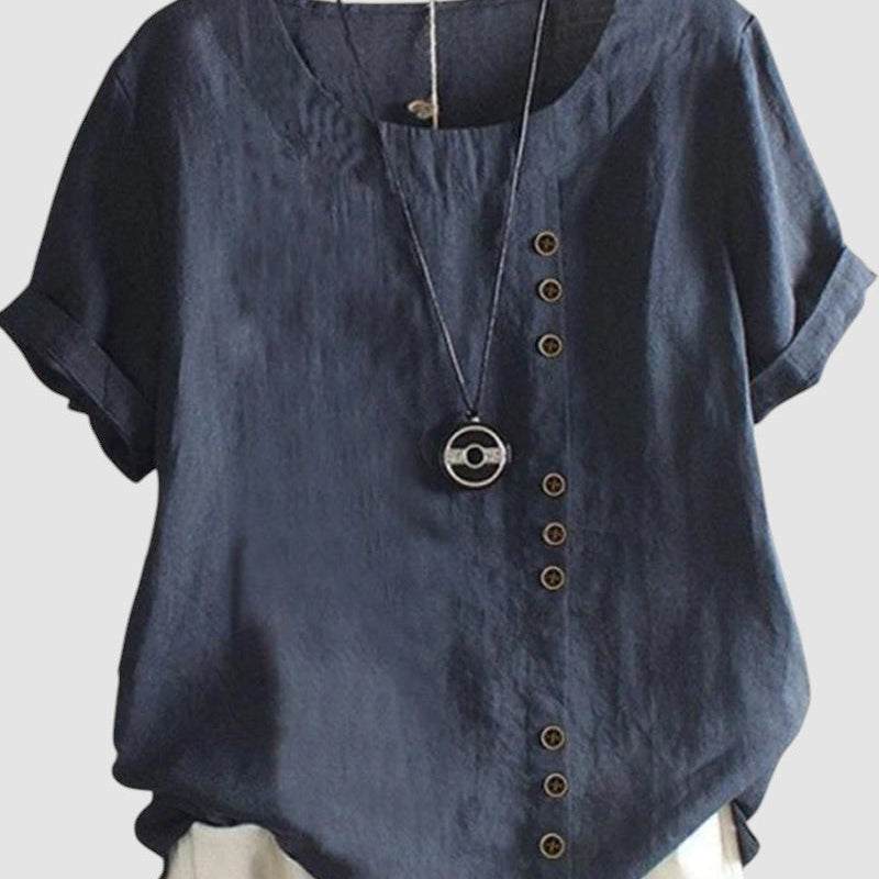 KAYLA™  | Dámská halenka s krátkým rukávem