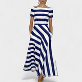 Marina – Pruhované letní šaty