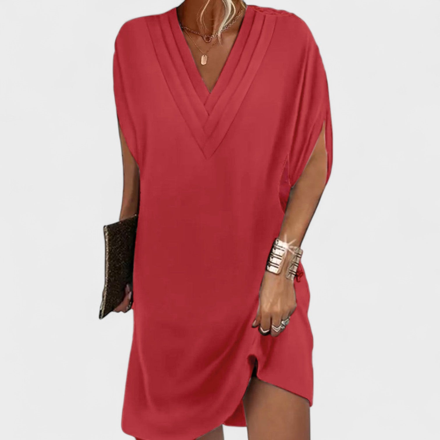 Helena - Elegantna haljina s otvorenim rukavima