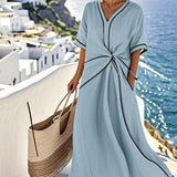 MARCELLA | LETNÍ ŠATY S PRUHY