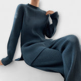 Albertina - Udoban dvodijelni set od rebrastog pletenja