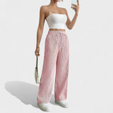 Maria - Udobne široke hlače sa stilskim detaljima.