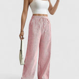 Maria - Udobne široke hlače sa stilskim detaljima.