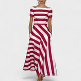 Marina – Pruhované letní šaty