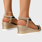 Helena | Sandálias Ortopédicas Elegantes de Cunha