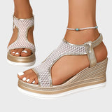 Helena | Sandálias Ortopédicas Elegantes de Cunha