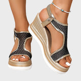 Helena | Sandálias Ortopédicas Elegantes de Cunha