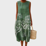 Sónia | Vestido Floral em Algodão