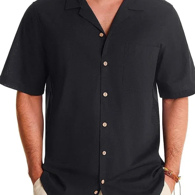 Izaiáš | Volná košile s kapsami a límcem