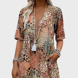 Clara | Vestido Midi Suave com Decote em V